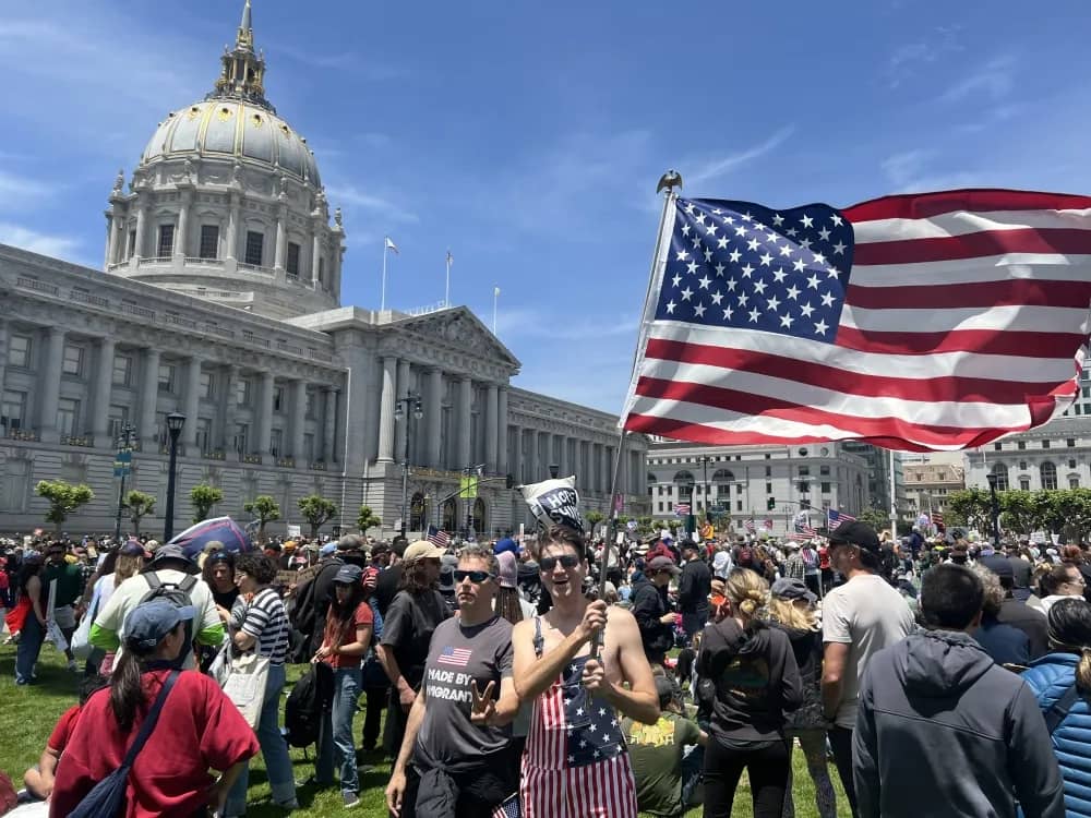 50,000 San Franciscans Join “No Kings” Protest