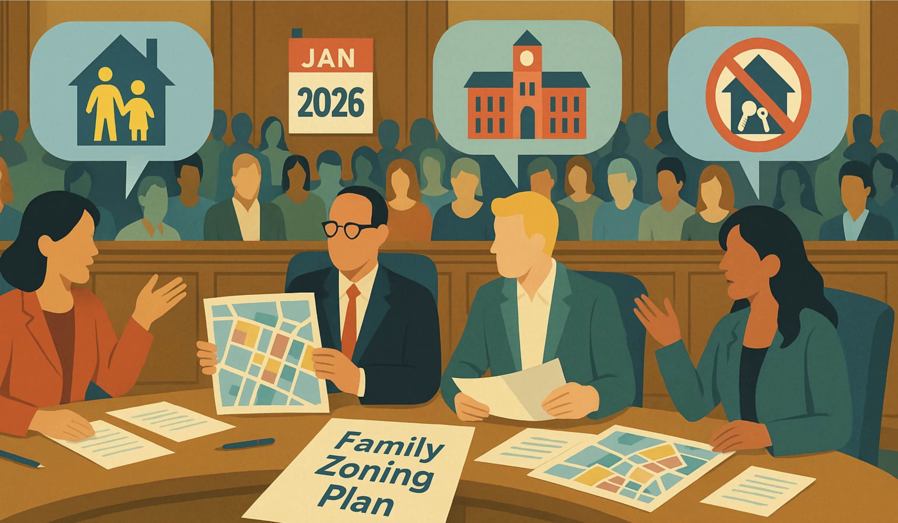 Family Zoning Plan Advances With Amendments